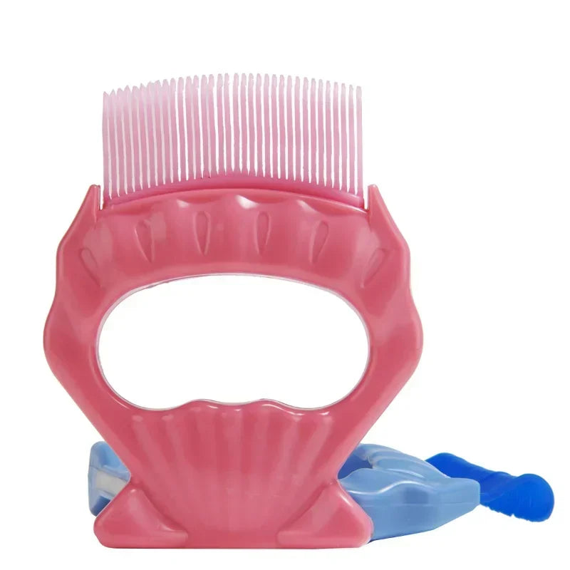 Pet Cat Comb and Dog Grooming Brush Beauty Cleaning Tools SPA Shampoo Open Knot Comb Compact Easy to Carry 2 Colors