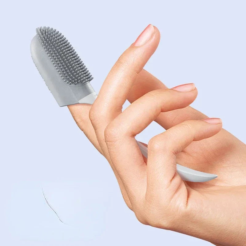 Pet Silicone Tooth Cleaning Care Finger Wrap Dog Cat Oral Toothbrush Tool Supplies