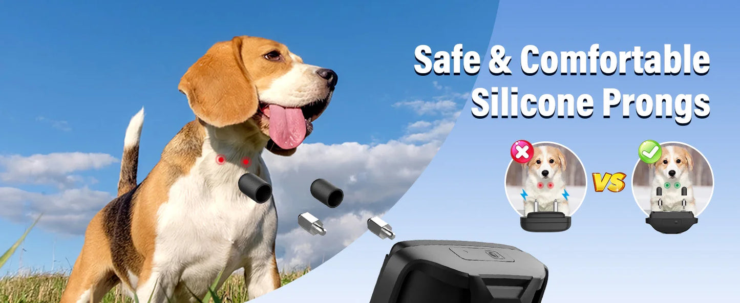 Dog Shock Collar for 2 Dogs 3300 Feet Waterproof Training Collar for Large Medium Small Breeds
