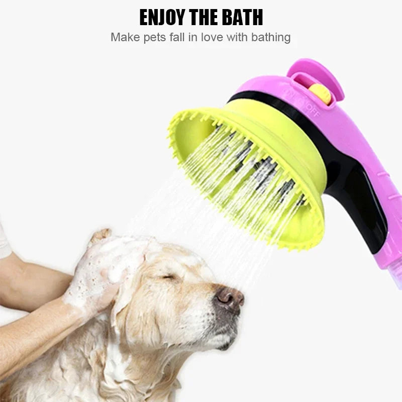 Pet Combing Massage Shower Head Bath Brush for Dogs and Cats Pet Washing Supply Accessories Animal Shower Comb
