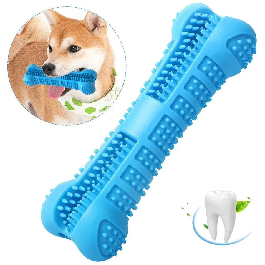 Chew Toy Stick Dog Toothbrush with Toothpaste Reservoir