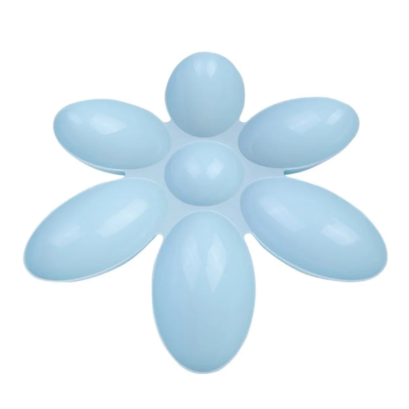 Pet Dog Petal Feeding Bowl 6 In 1 Petal Shape Container for Cat Food and Water Storage Pet Accessories Dog Feeders