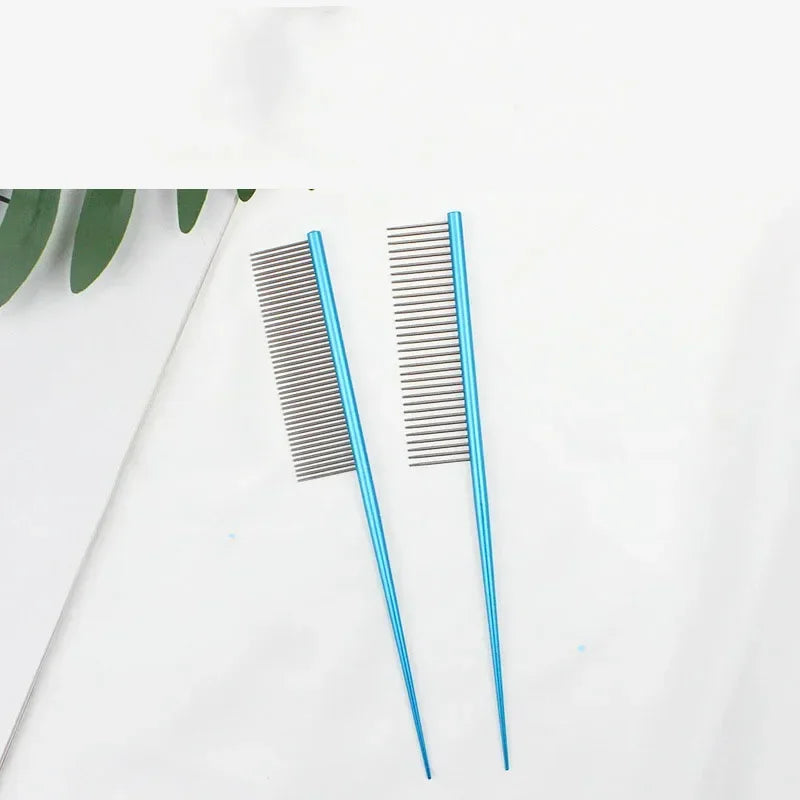 Pet Grooming Comb and Undercoat Rake for Cats and Dogs Easy Tangle Removal Small Medium Large Durable Stainless Steel Multi-Color