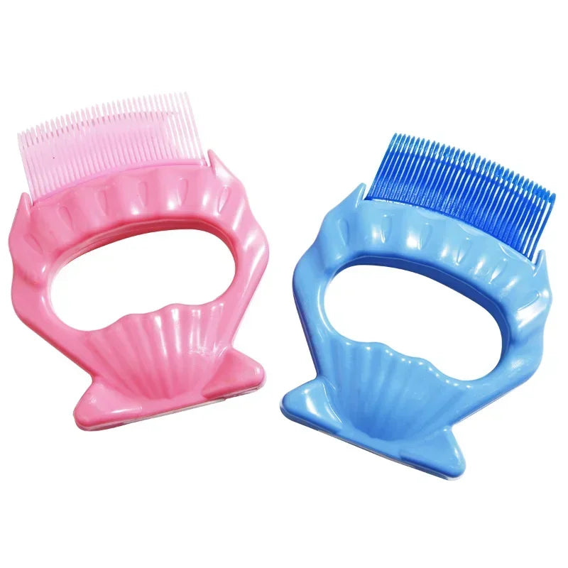Pet Cat Comb and Dog Grooming Brush Beauty Cleaning Tools SPA Shampoo Open Knot Comb Compact Easy to Carry 2 Colors