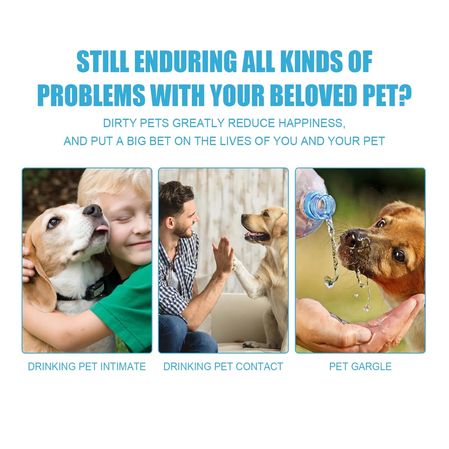 Pet Toothpaste Removes Plaque Freshens Breath Whitens Fights Cavities for Dogs Cats