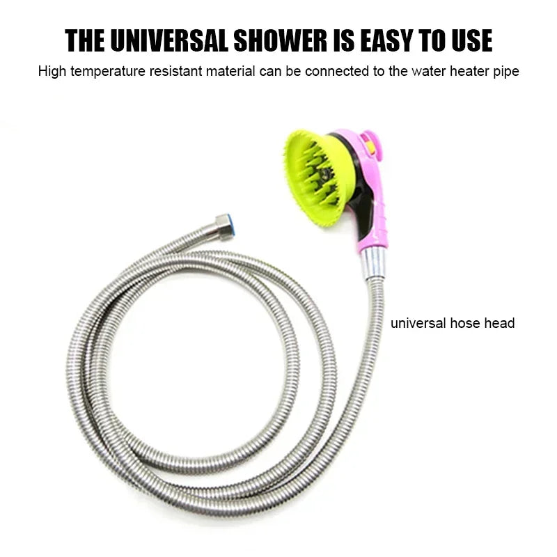 Pet Combing Massage Shower Head Bath Brush for Dogs and Cats Pet Washing Supply Accessories Animal Shower Comb
