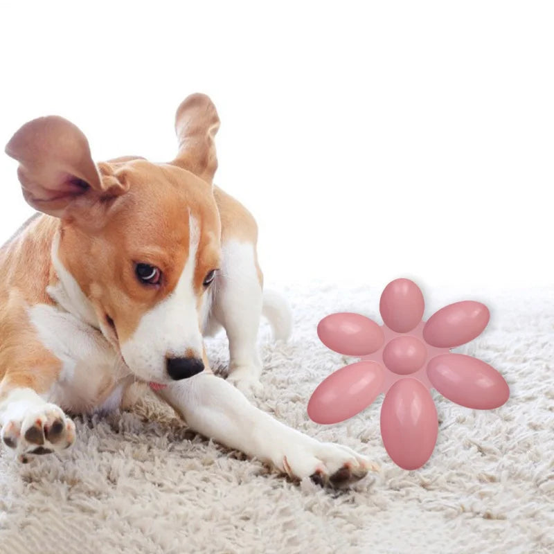Pet Dog Petal Feeding Bowl 6 In 1 Petal Shape Container for Cat Food and Water Storage Pet Accessories Dog Feeders