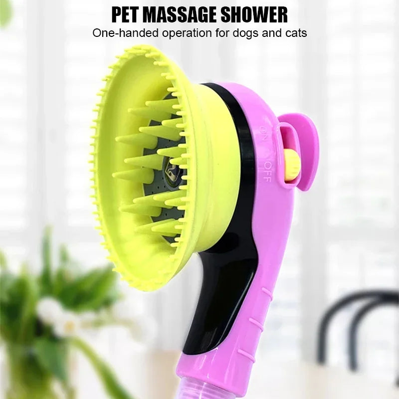 Pet Combing Massage Shower Head Bath Brush for Dogs and Cats Pet Washing Supply Accessories Animal Shower Comb