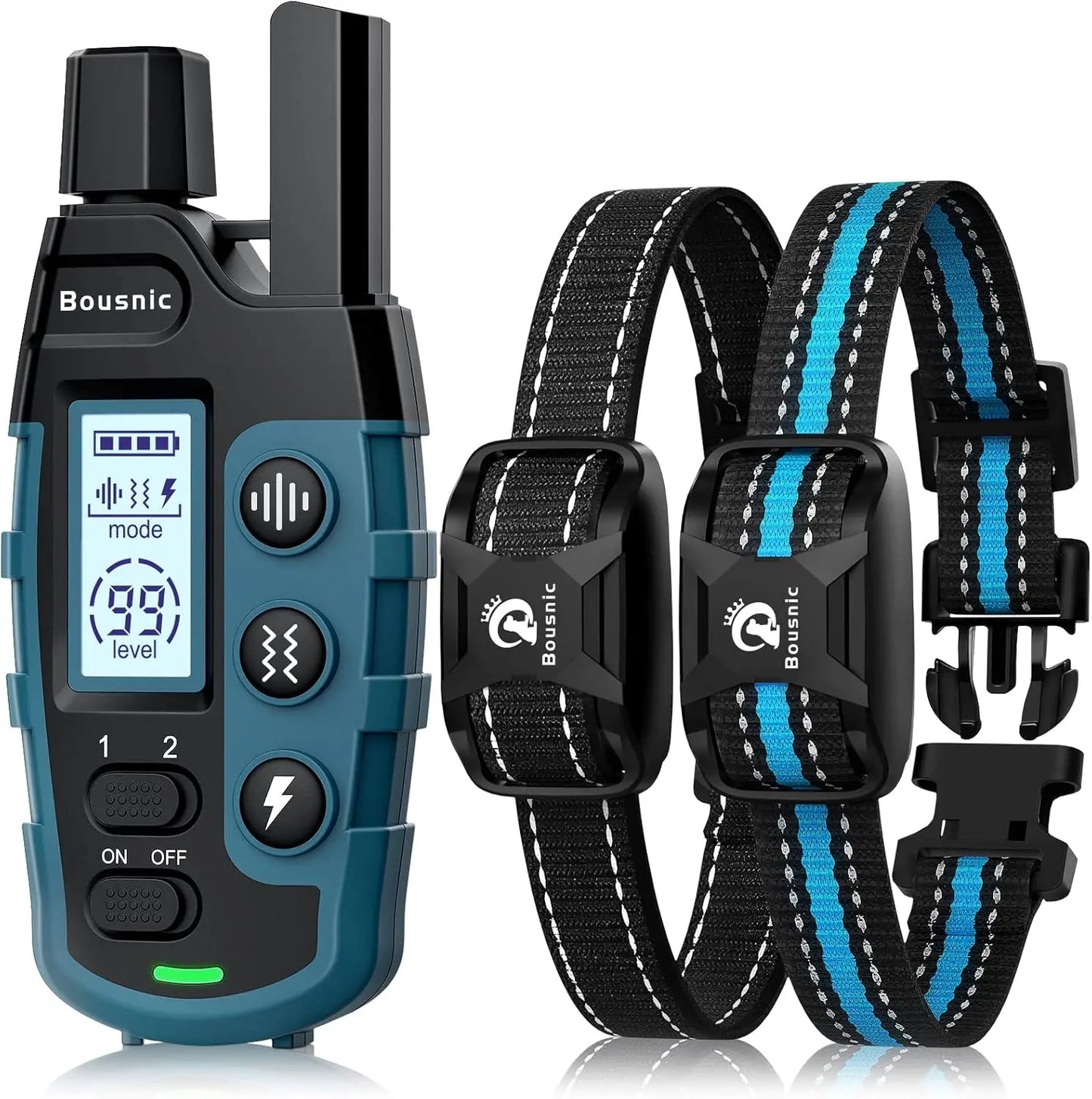 Dog Shock Collar for 2 Dogs 3300 Feet Waterproof Training Collar for Large Medium Small Breeds