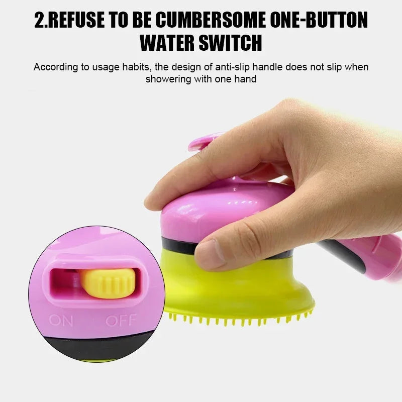 Pet Combing Massage Shower Head Bath Brush for Dogs and Cats Pet Washing Supply Accessories Animal Shower Comb