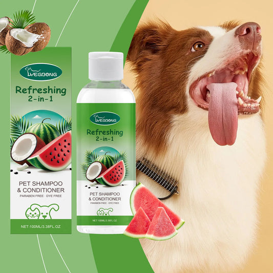 Yegbong 100ml 2 In 1 Pet Shampoo Conditioner For Cats Dogs