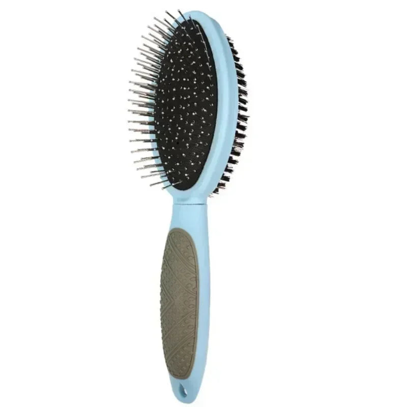 Dog Comb Pet Hair Remover Double Sided Combs for Cats and Dogs Grooming Tools массаж Brush Long Hair Pet Cleaning Products
