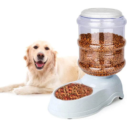 Automatic Dog Feeders Capacity Gravity Food Dispenser for Large Dogs and Cats