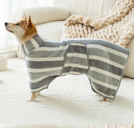 Dog Bathrobe, Extra Large, Thick, Absorbent, Quick Drying Towel