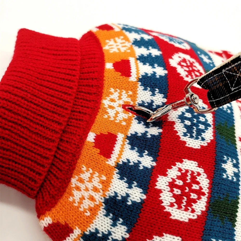 Puppy Sweaters Christmas Pet Clothes Winter Warm Knitwear for Small Dogs Cute Knitted Puppy and Cat Costumes