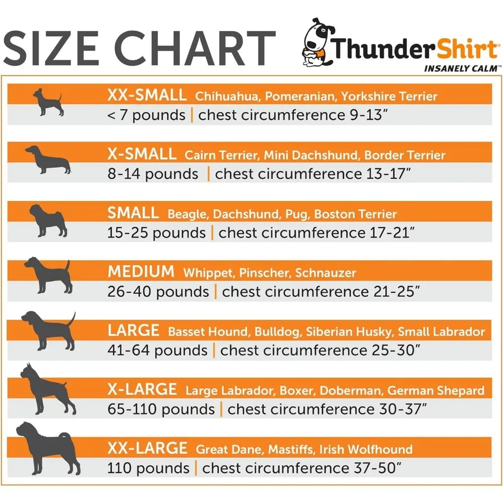 Dog Hoodies for Anxiety Relief Calming Vest XX-Large Weather Resistant Adjustable Fashionable