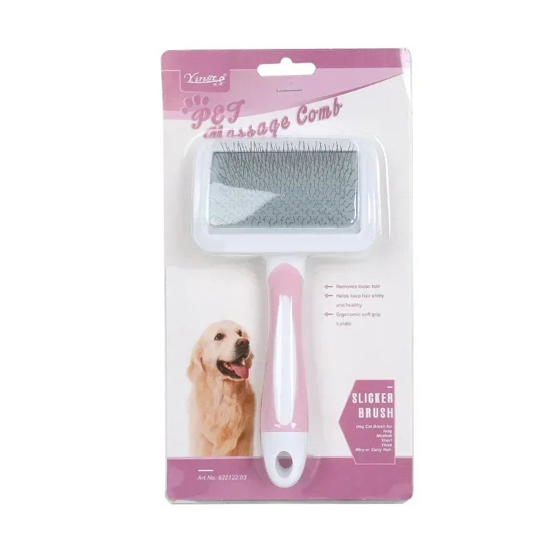 Pet Dog Brush Comb Cat Hair Remover Massage Grooming Tool for Small Breeds