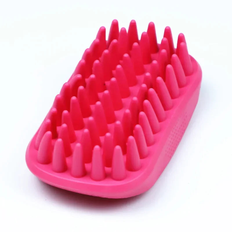 Pet Bath Brush Rubber Comb Hair Removal Brush for Dogs and Cats Grooming Cleaning Glove Massage Hair Care Tool