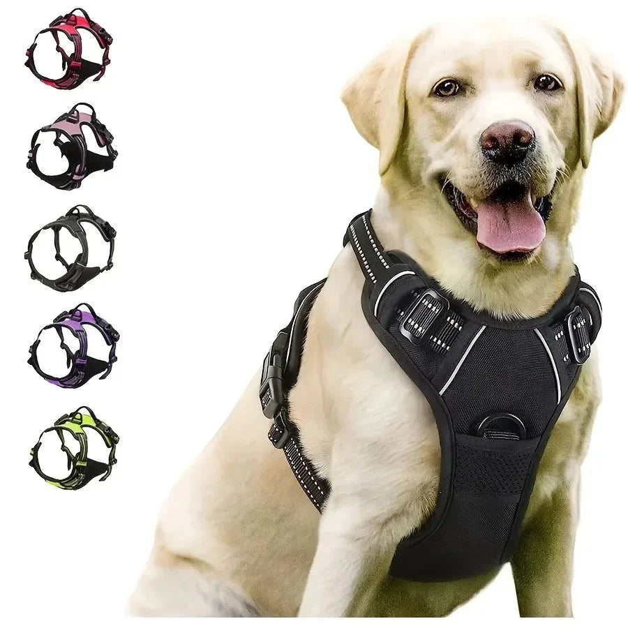 Dog Collars and Harness Vests Leash Set for Medium and Small Puppies Leather Pet Accessories