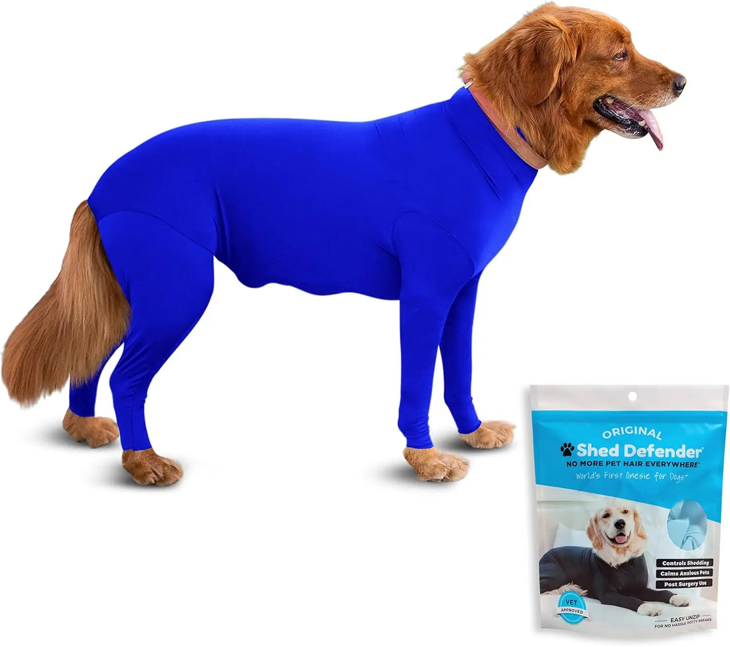 Original Dog Onesie Contains Shedding Recovery Suit Post Surgery Shirt Anxiety Vest Calming Shirt for Dogs