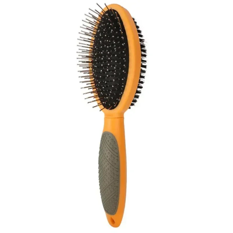 Dog Comb Pet Hair Remover Double Sided Combs for Cats and Dogs Grooming Tools массаж Brush Long Hair Pet Cleaning Products